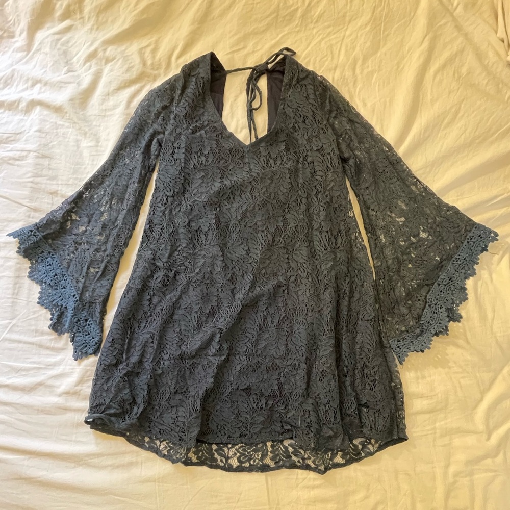Blue Lace Dress